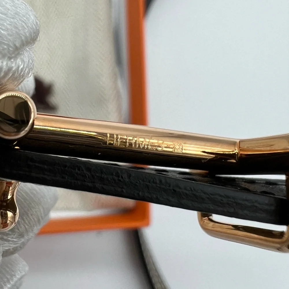 Authentic Hermes Brand New Reversible Gamma 13mm leather belt - Picture 9 of 17